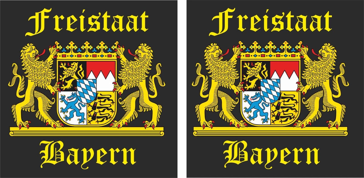 Freistaat Bayern 16 x 16 cm , 1 Satz Beleuchtung für Lkw, Transporter