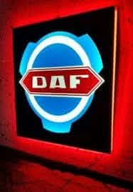Led Rückwandschild 50 x 50 cm DAF