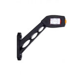 UMRIßLAMPE LANG SCHRÄG LINKS LED 12/24V, 35CM KABEL, LÄNGE 178MM, 3-FARBIG