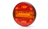 LAMPE ZUSAMM. 3-SEG. LED RUND GELB-ROT 12/24V