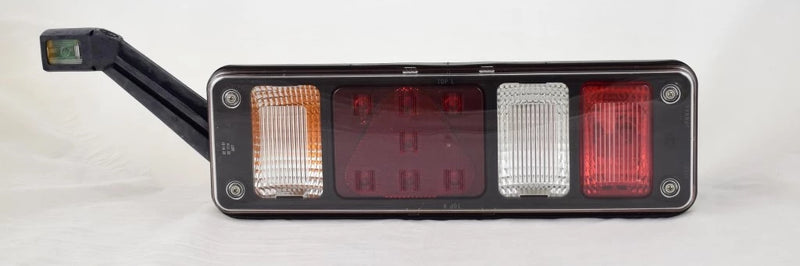 Rückleuchte links für Krone Hybrid 24V, 8 Funktionen / mit Positionsleuchte / Bremsleuchte, Positionsleuchte, LED-Positionsleuchte / P21W, PY21W, LED / EasyConn. Stecker. Scania, Krone, DAF, Feldbinner
