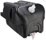 KUNSTSTOFF-WASSERBEHÄLTER SCHWARZ 30L 370X350X410 MIT DOSIERER