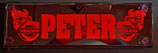 Namenschild Spiegel   48 x 15 cm ( NM012 )