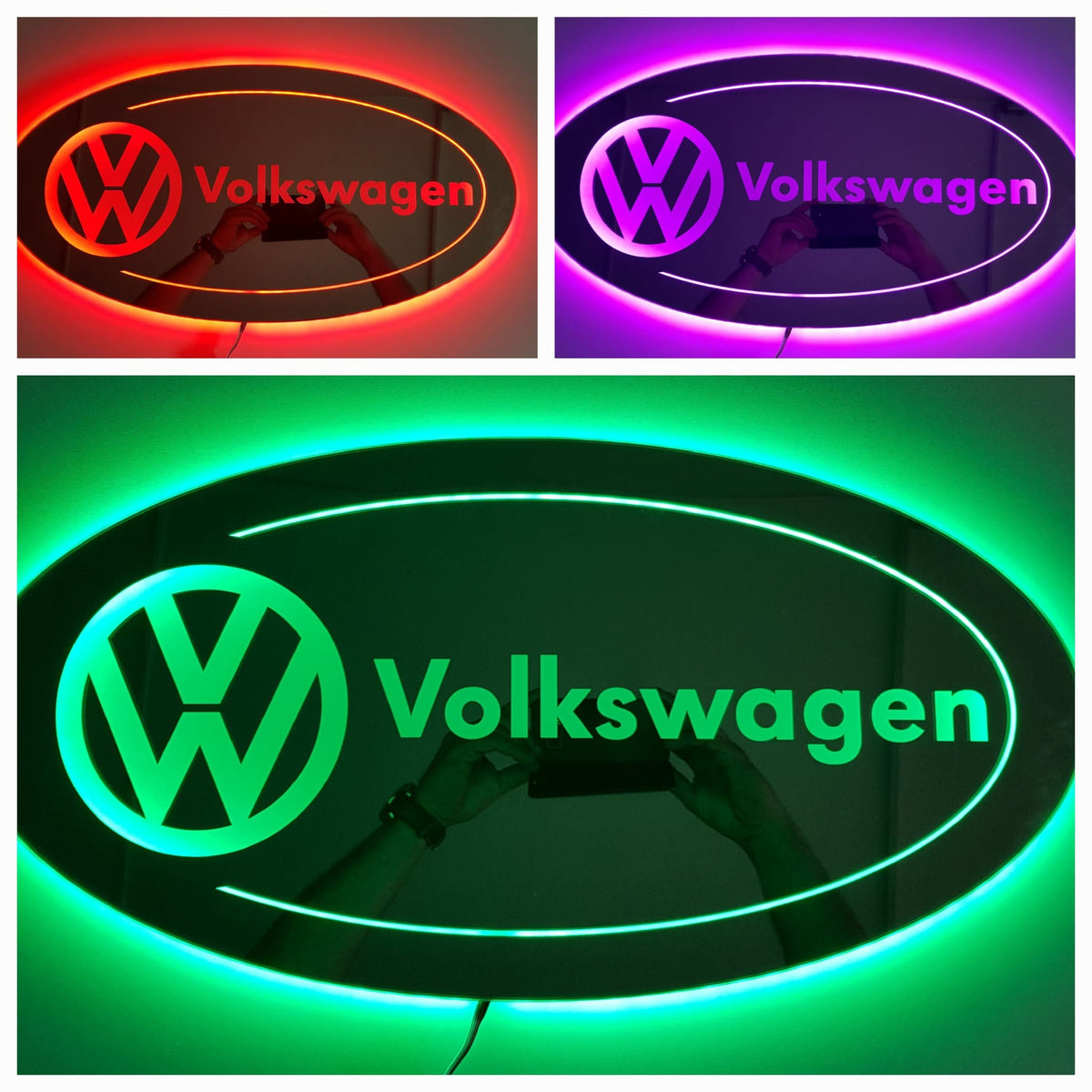 Led Spiegel, Rückwandschild 60 x 30 cm