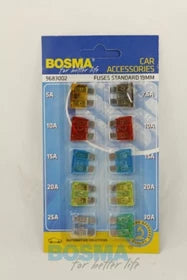 Satz Flachsicherungen 19 mm, 10 Stück BOSMA