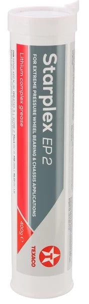 SCHMIERFETT TEXACO STARPLEX EP-2 0,4KG KARTUSCHE; LITHIUM; GRÜN; VOLVO 1277.2; ROLLENLAGER, VIBRATIONS- UND HOCHTEMPERATURBESTÄNDIG -35 BIS 140 MAX 180 °C