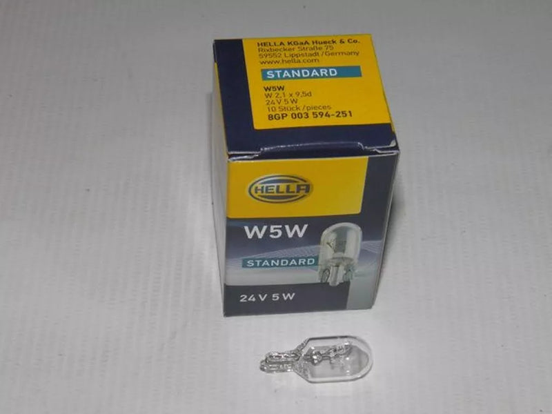 24V 5W GANZGLAS-GLÜHBIRNE