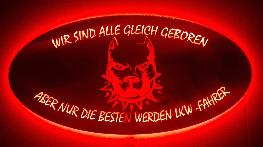 Led Spiegel,  Rückwandschild 60 x 30 cm (W042)