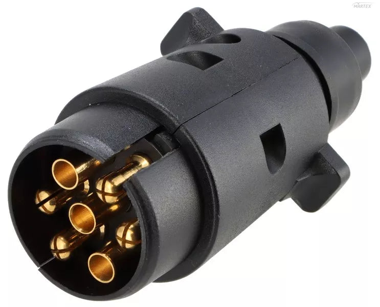 7-poliger 12-V-KUNSTSTOFF-ANHÄNGERSTECKER