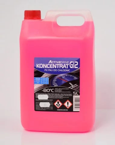 Kühlmittelkonzentrat 5L G12 Active Drive -80 Rot G12