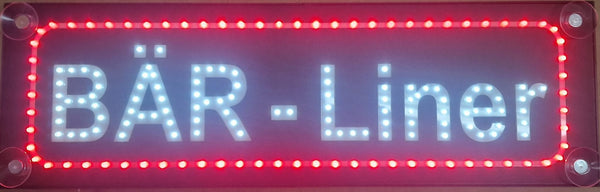 LED-Namensschild für die Windschutzscheibe Ihres LKW, 48 x 15 cm (022)
