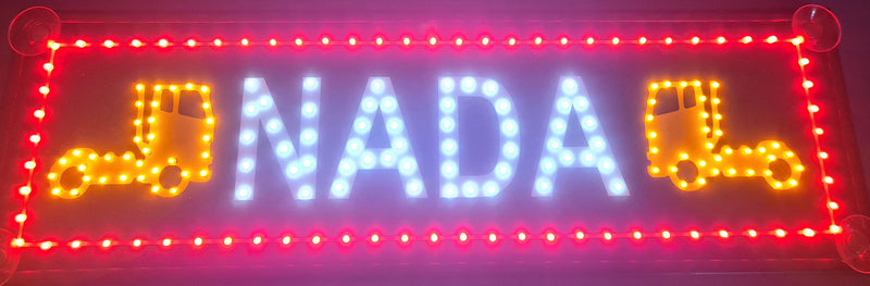 LED Namensschild 50 x 15 cm (008) – Individuell beleuchtetes LED-Schild