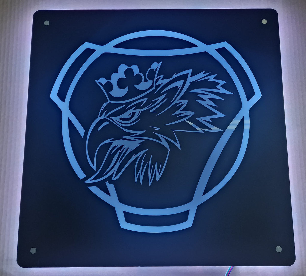 Rückwandschild Beleuchtung für Ihren Lkw. 50 x 50 cm , Passt für Scania