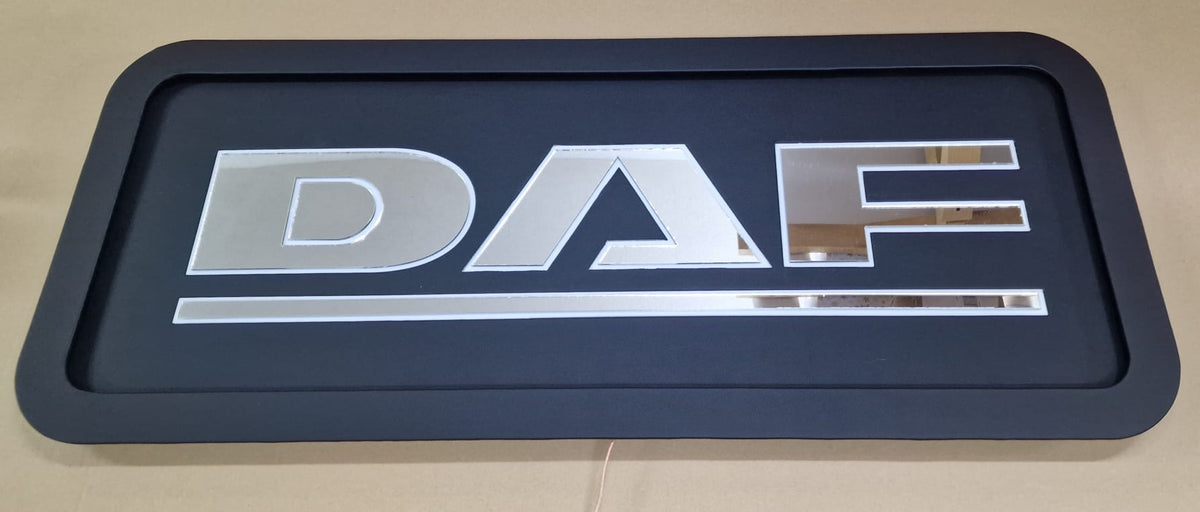 Rückwandschild Beleuchtung , Passt für DAF , LKW, Maße 97 x 40 cm