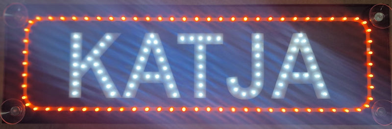 LED-Namensschild für die Windschutzscheibe Ihres LKW 48 x 15 cm (034)