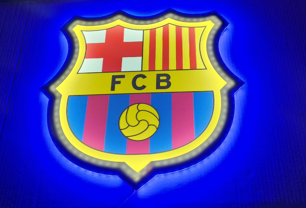 Led Rückwandschild FCB 50x 50cm